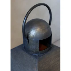 Chic Antique Laterne mit geschwungenem Dach Antik Messing