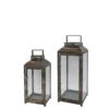 Chic Antique Laternen mit Rillen 2er-Set