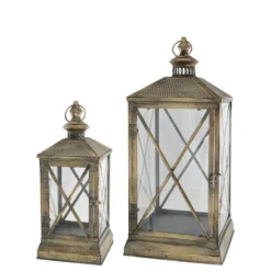 Chic Antique Laternen-Set im Französischen Landhausstil