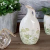 Chic Antique Laval Kanne aus Keramik im Brocante Stil