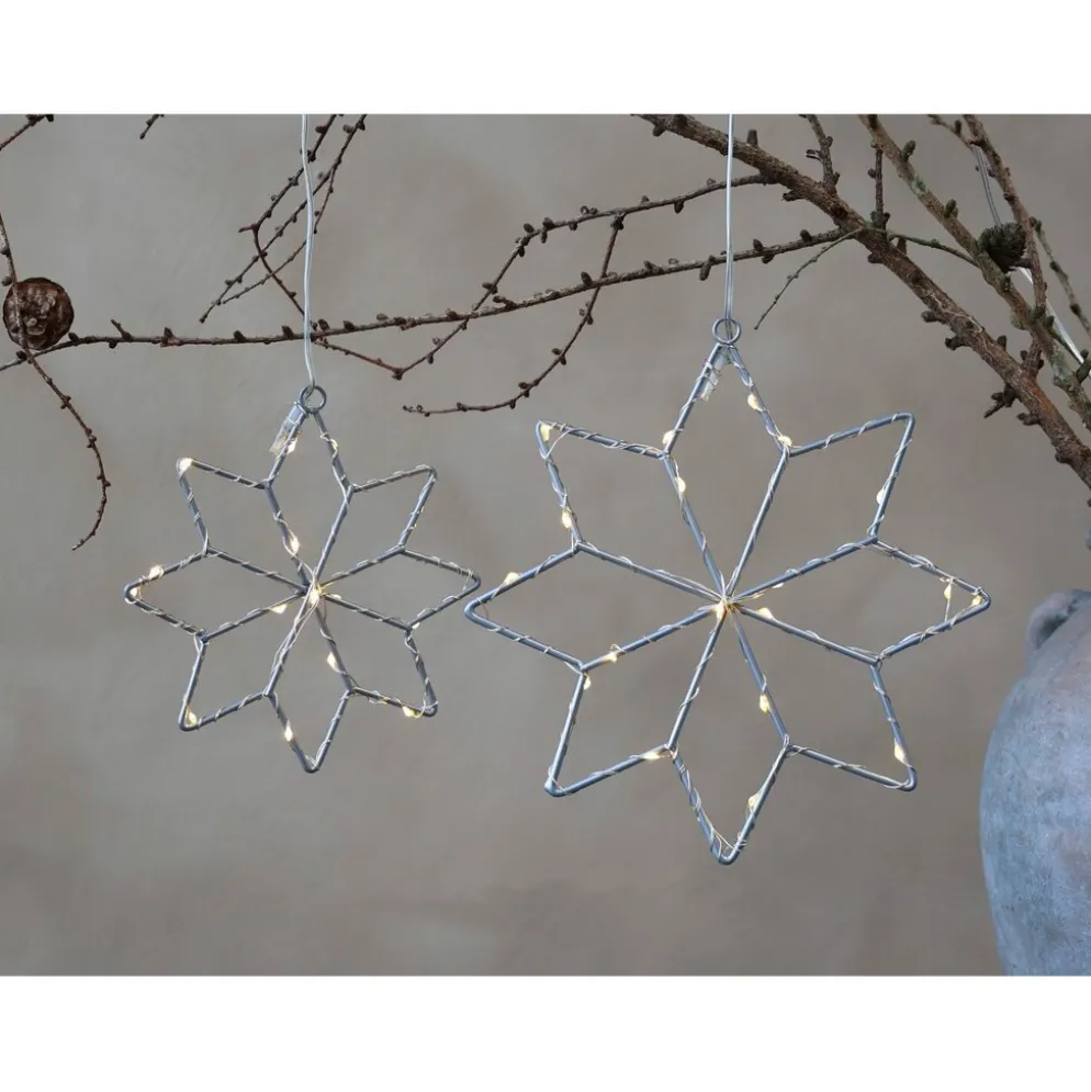 Chic Antique LED Stern drinnen & draußen