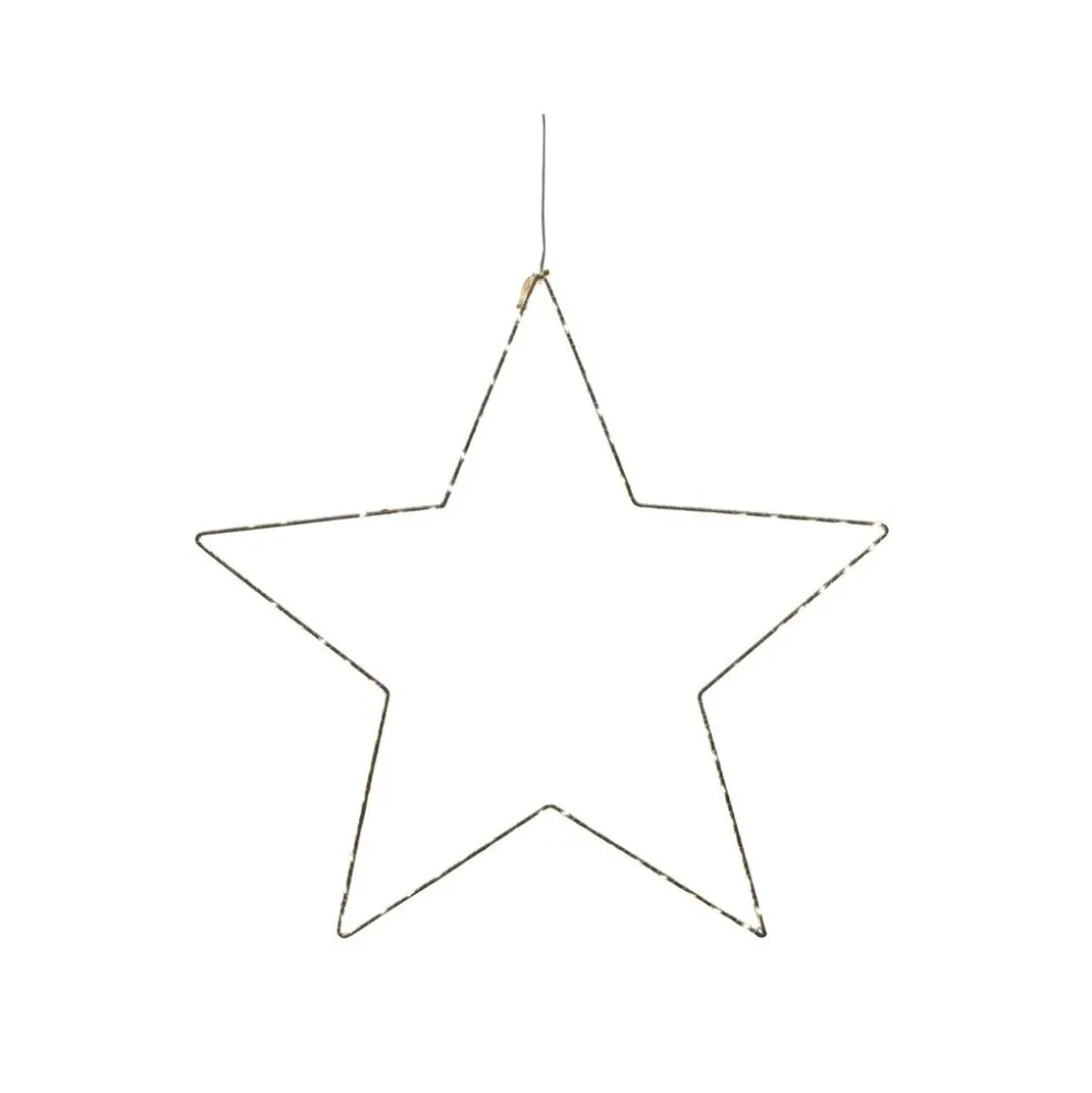 Chic Antique LED Weihnachtsstern drinnen & draußen