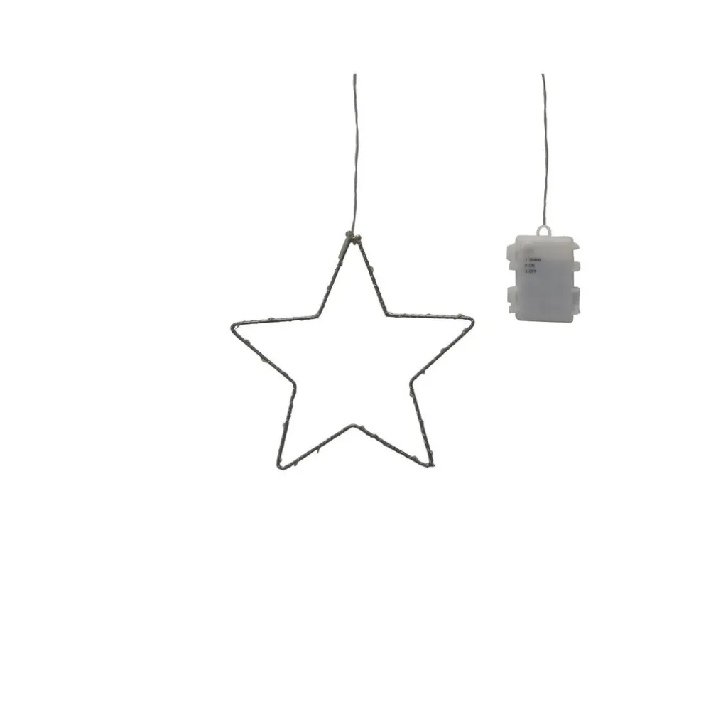Chic Antique LED Weihnachtsstern drinnen & draußen
