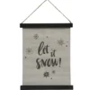 Chic Antique Leinwandbild Let It Snow