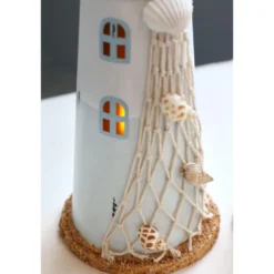Chic Antique Leuchtturm mit LED und Timer