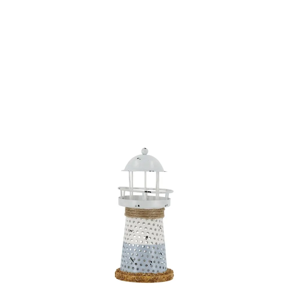 Chic Antique Leuchtturm mit LED und Timer