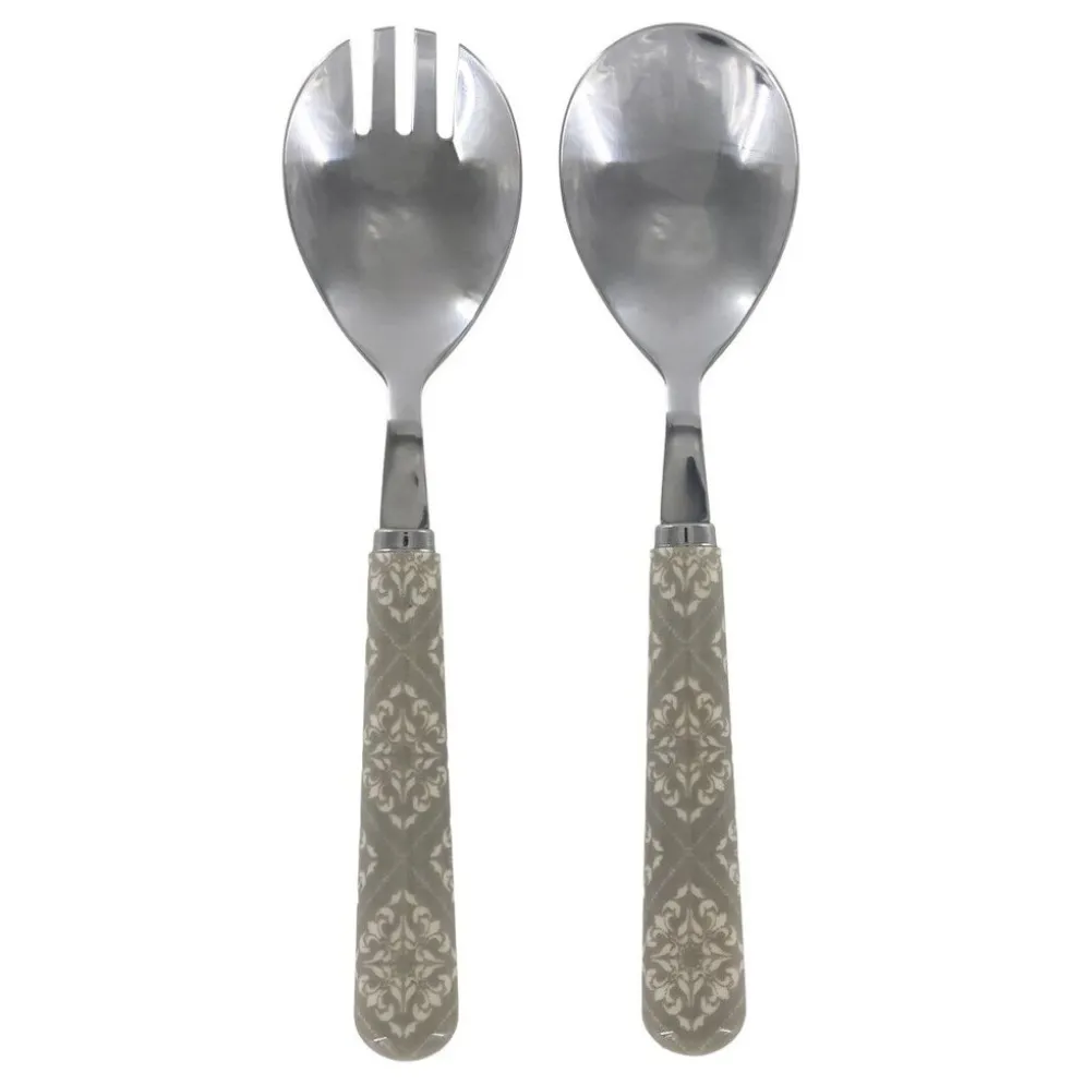 Chic Antique Linas Salatbesteck mit Muster im Set