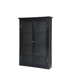 Chic Antique Marseille Wandschrank mit 3 Ablagen