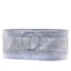Chic Antique Metall Korb mit Lochmuster oval