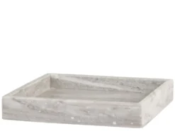 Chic Antique Morlaix Tablett aus Marmor quadratisch