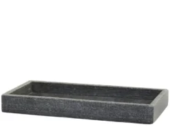 Chic Antique Morlaix Tablett aus Marmor rechteckig
