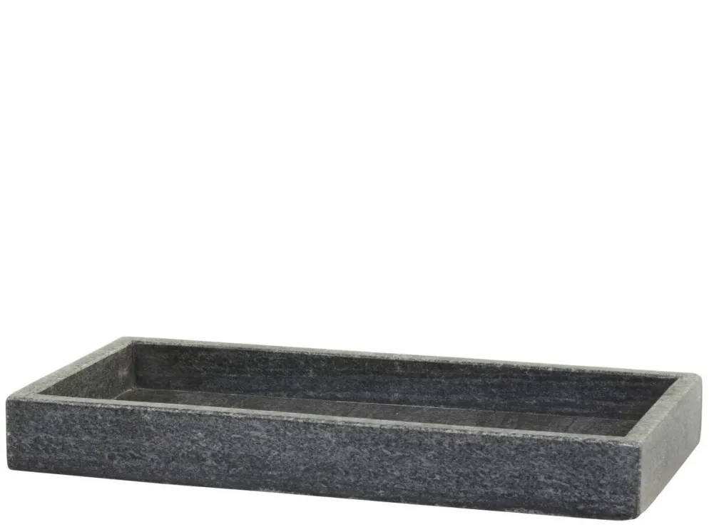 Chic Antique Morlaix Tablett aus Marmor rechteckig