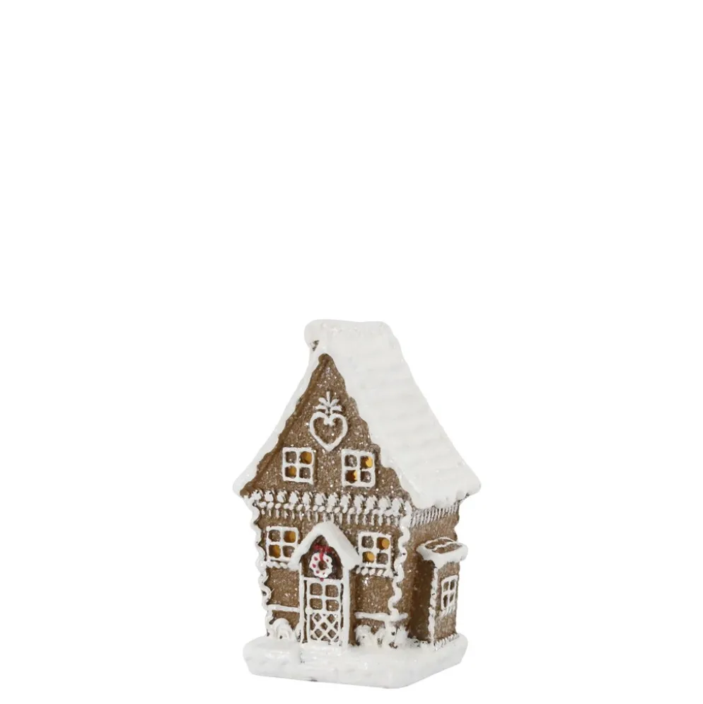 Chic Antique Noël Lebkuchenhaus mit LED