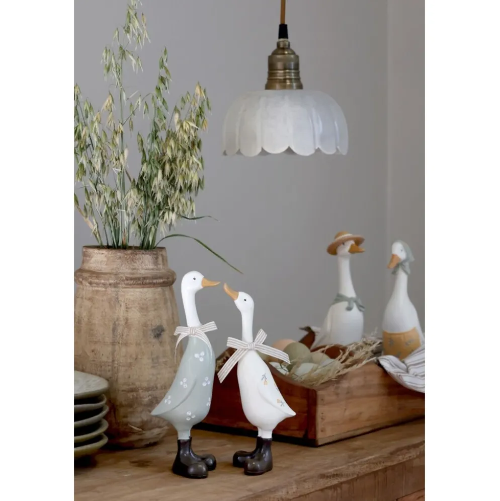 Chic Antique Nostalgisches Gänse Deko 2er Set