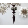 Chic Antique Ornament aus Glas mit Glitzer