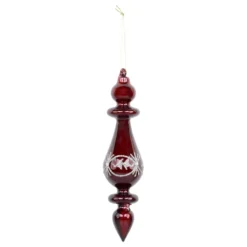 Chic Antique Ornament aus Glas mit Glitzer