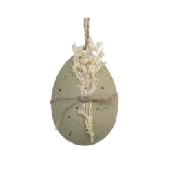Chic Antique Osterei mit getrockneten Blumen