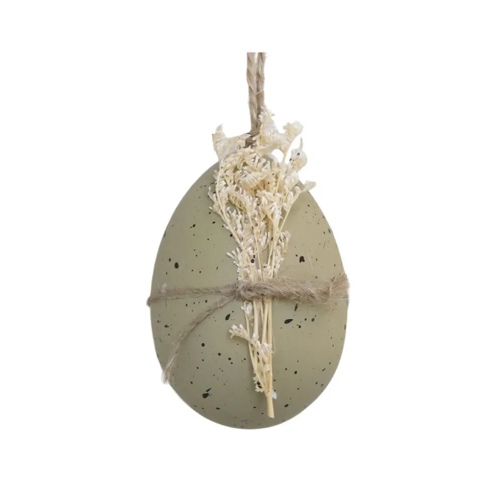 Chic Antique Osterei mit getrockneten Blumen