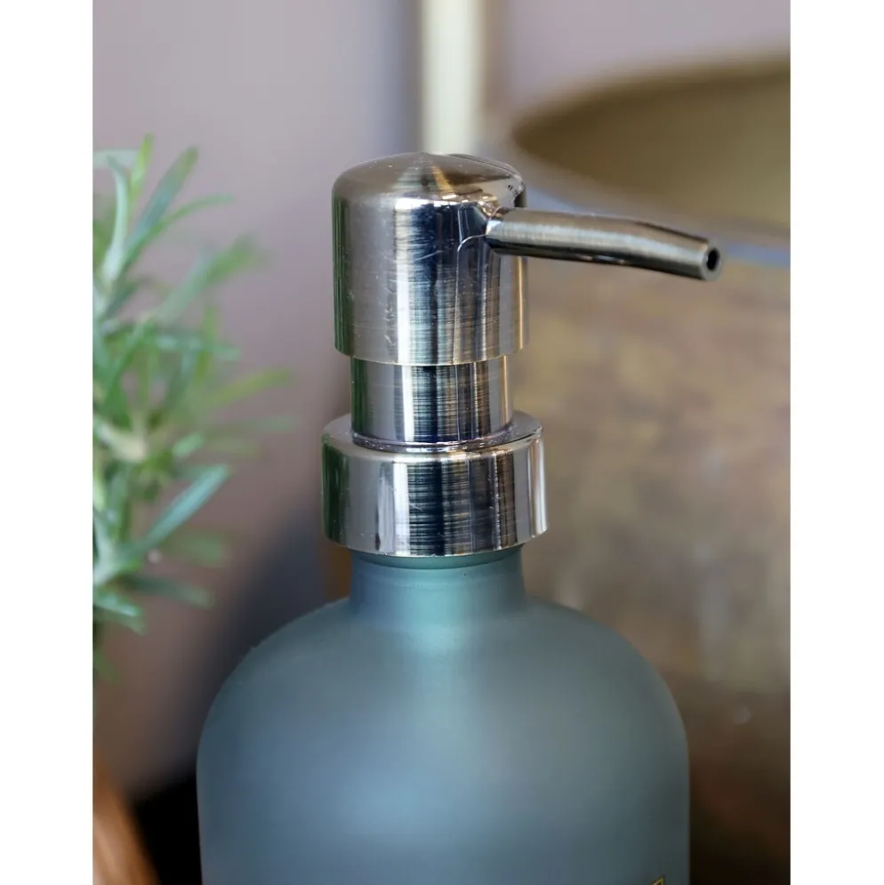 Chic Antique Pump Flasche aus Glas Conditioner für Bad, Dusche