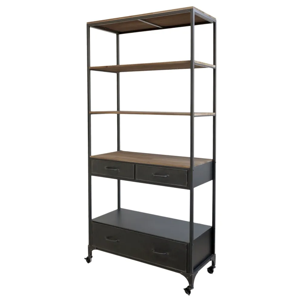 Chic Antique Regal auf Rädern mit Schubladen