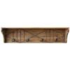 Chic Antique Regalbrett mit 4 Haken