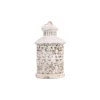 Chic Antique Runde Laterne mit Blumenmuster