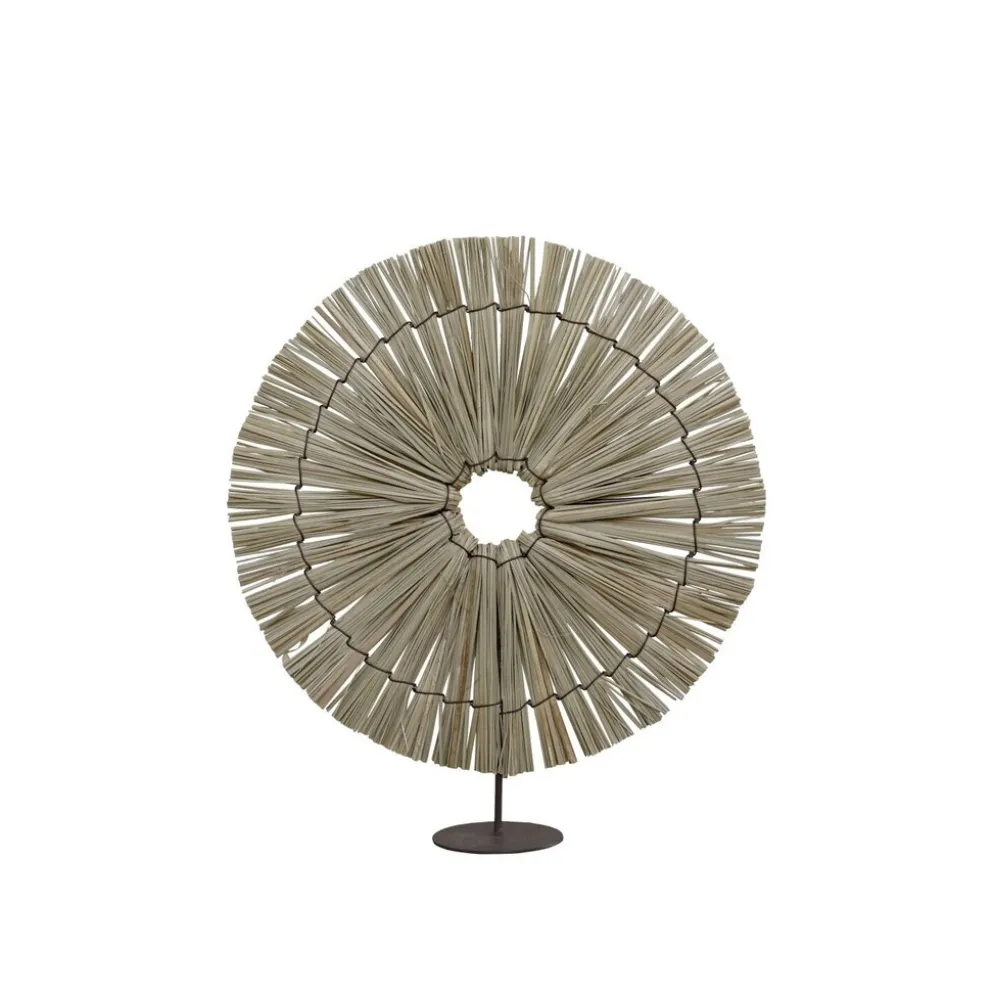 Chic Antique Rundes Dekor auf Fuß