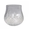 Chic Antique Rundlicher Teelichthalter mit Schliff