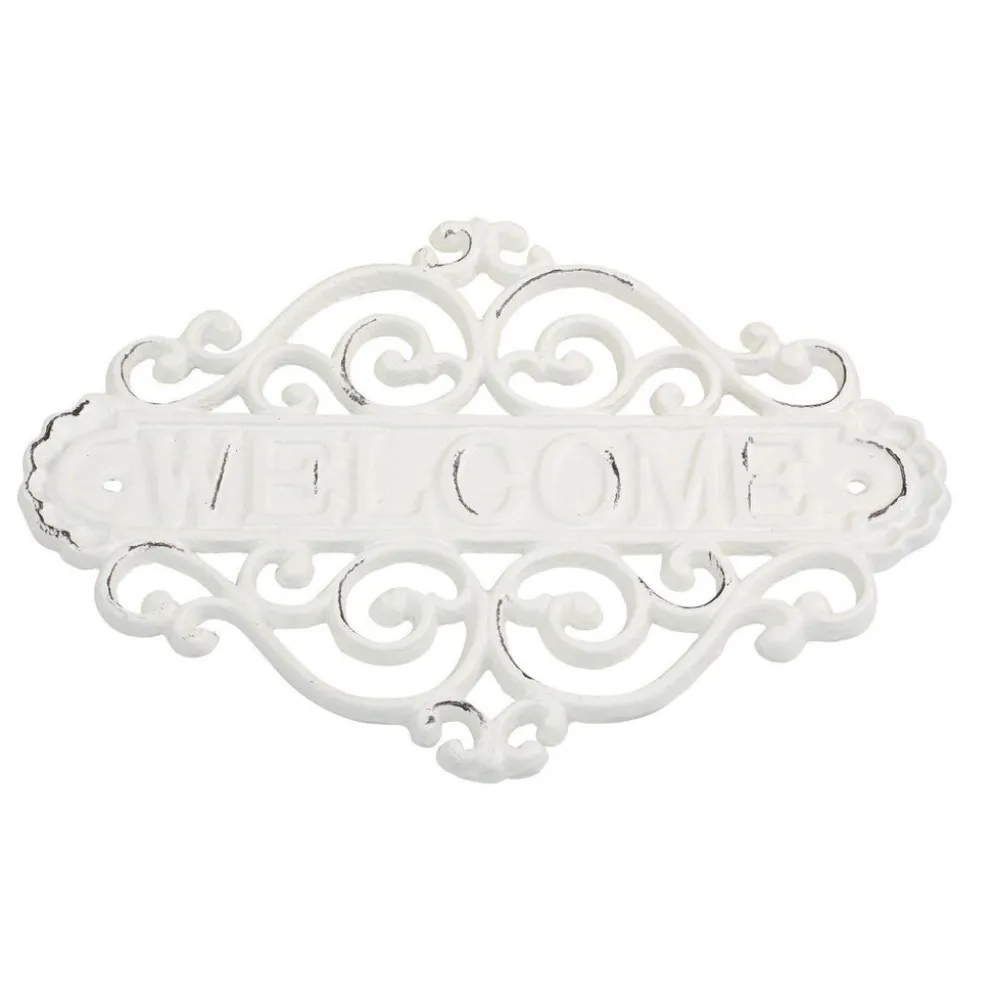 Chic Antique Schild Welcome