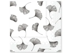 Chic Antique Serviette Gingko Blätter