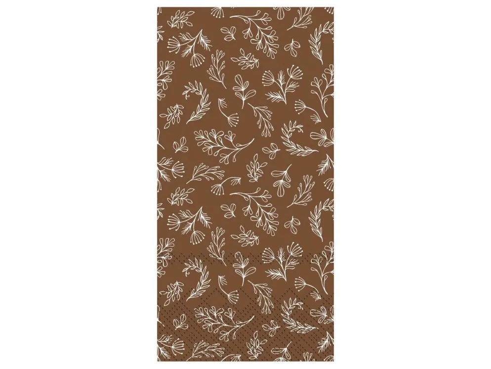 Chic Antique Serviette mit Blättern