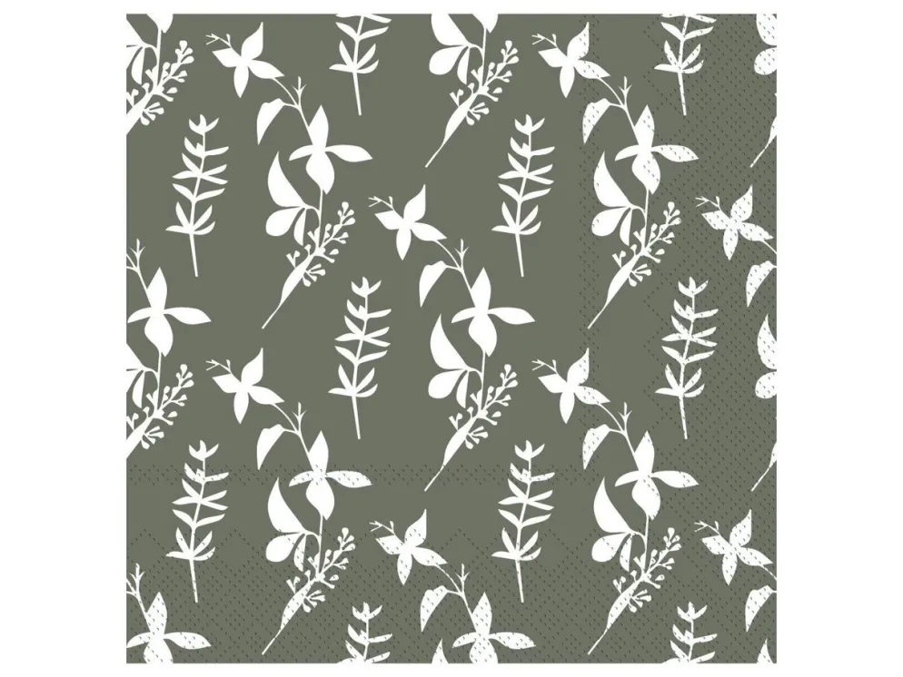 Chic Antique Serviette mit Blumen