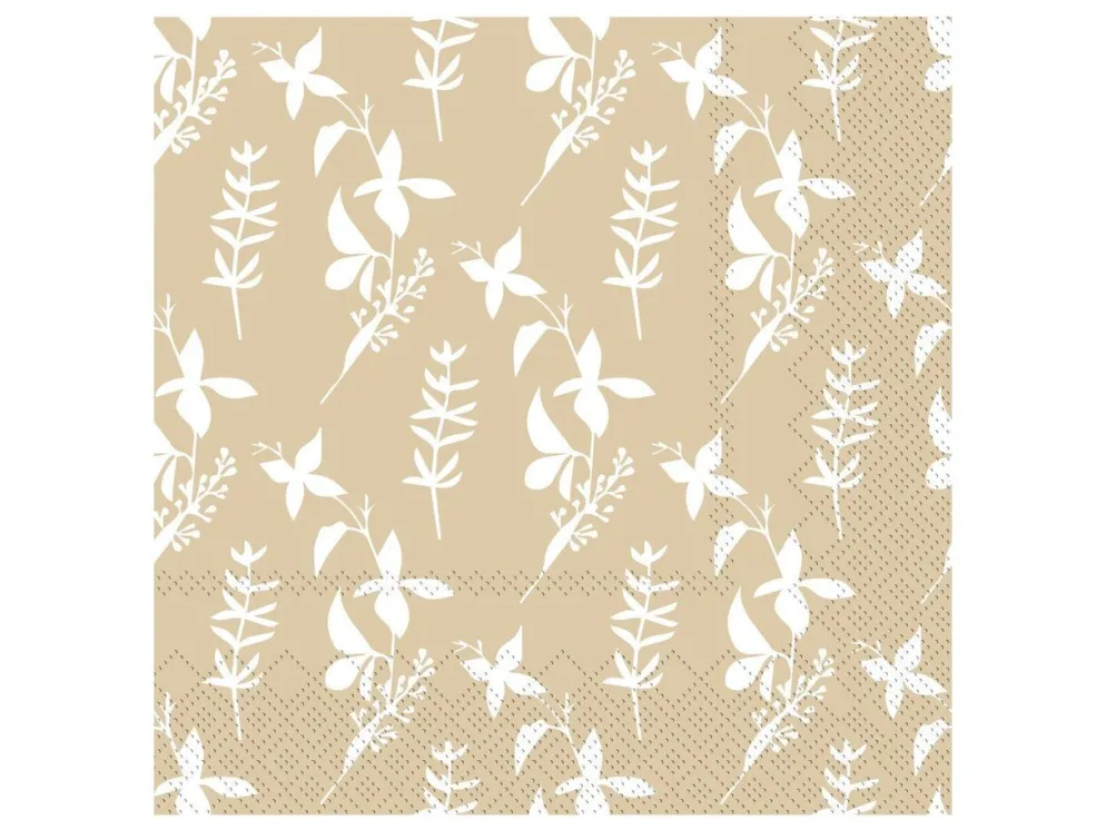 Chic Antique Serviette mit Blumen