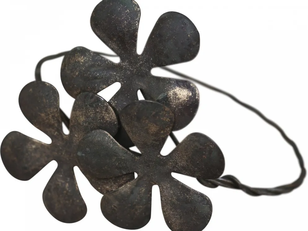 Chic Antique Serviettenring mit Blumen