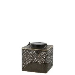 Chic Antique Solarlaterne LED mit Glühbirne