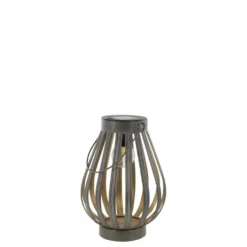 Chic Antique Solar-Laterne mit LED-Glühbirne Antique Zink