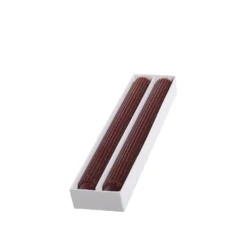 Chic Antique Stabkerze mit Rillen und Glitzer 2er-Set