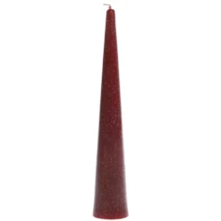 Chic Antique Stumpenkerze Kegel mit Glitzer