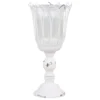 Chic Antique Teelichthalter auf Fuß mit Glas