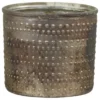 Chic Antique Teelichthalter mit Muster aus Glas