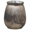 Chic Antique Teelichthalter mit Rillen aus Glas