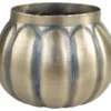 Chic Antique Teelichthalter mit Rillen messing