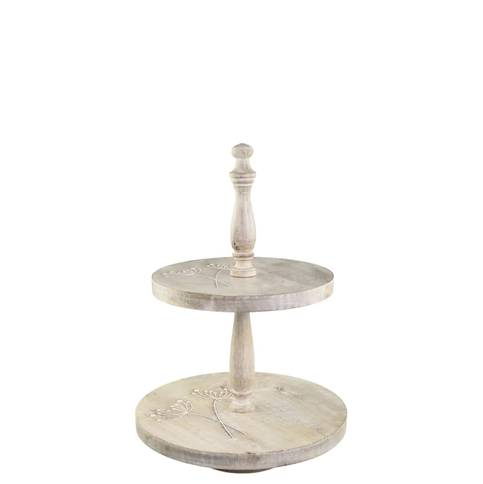 Chic Antique Tours Etagere mit Schnitzereien