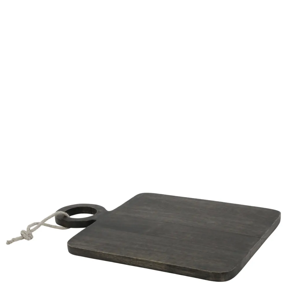Chic Antique Tours Tapasbrett aus Mangoholz, schwarz