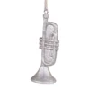 Chic Antique Trompeten Anhänger mit Glitzer