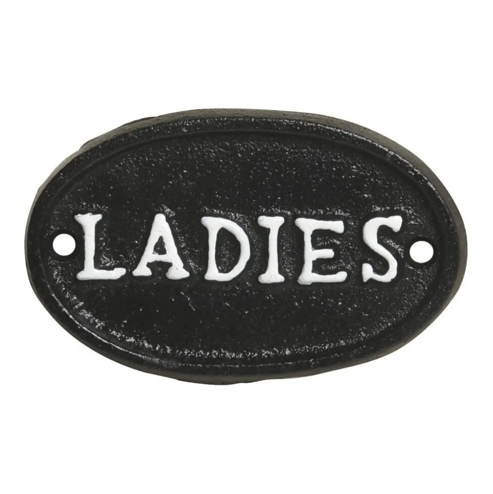 Chic Antique Türschild aus Eisen