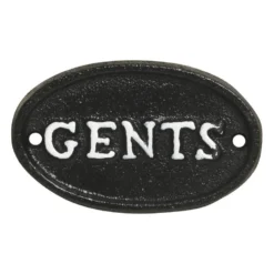 Chic Antique Türschild aus Eisen