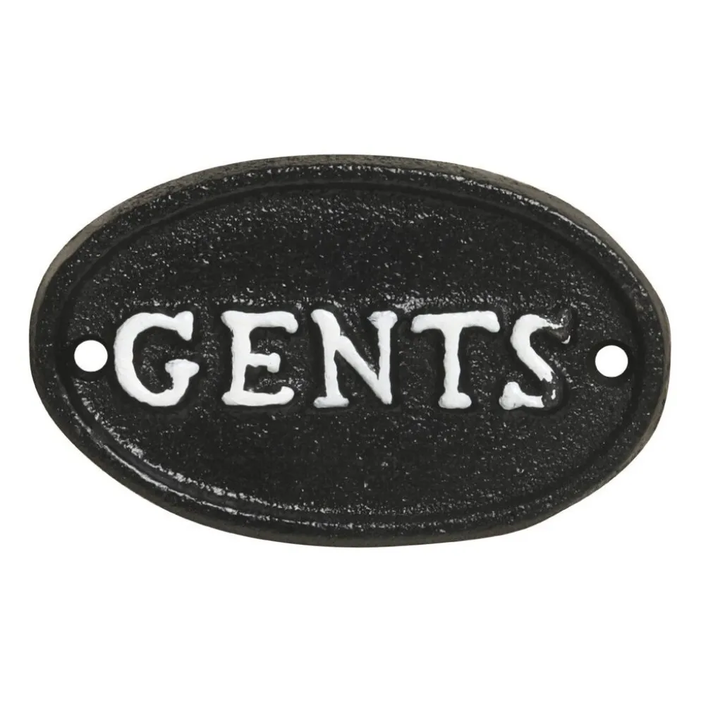 Chic Antique Türschild aus Eisen