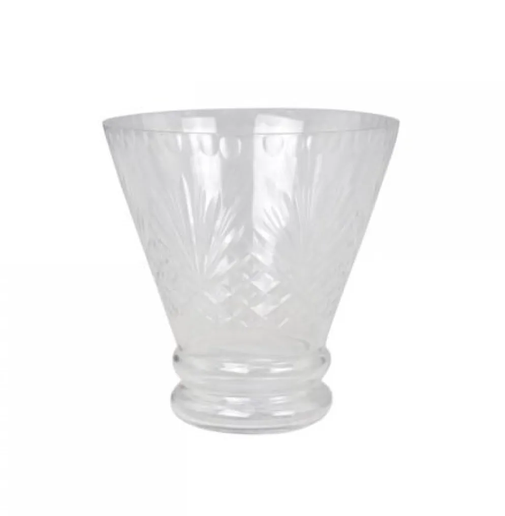 Chic Antique Vase mit feinem Schliff