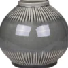 Chic Antique Vase mit gestreiftem Muster